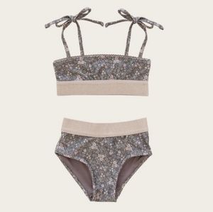 NWT Jamie Kay Sophia Bikini - Dark Pansy Floral